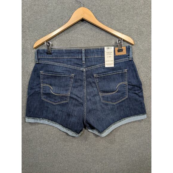 Levis High Rise 3" Shorts Womens 14/32 (Fits 33x3) Simply Stretch Comfort Roll - Picture 8 of 13
